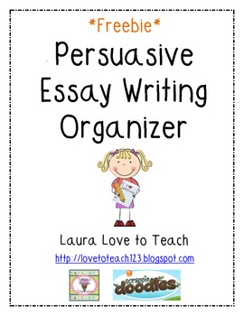 Preview of FREE Persuasive Essay Graphic Organizer