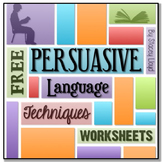 FREE Persuasive Language Worksheets