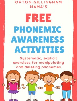 Preview of FREE Phonemic Awareness Activities: Deleting & Manipulating Phonemes