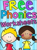 FREE Phonics Worksheets