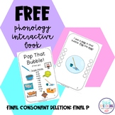 FREE Phonology Interactive Mini-Books FCD (final /p/) Spee