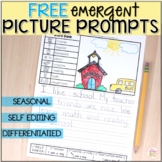 FREE Picture Writing Prompts - DIFFERENTIATED Prompts with