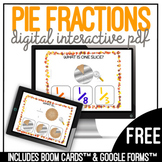 FREE Pie Fractions Digital Interactive Activity