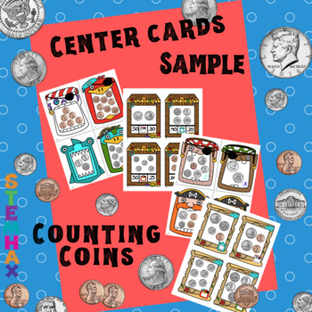 FREE --- Pirate's Treasure Coin Counting Card Samples