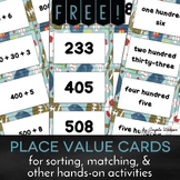 FREE Place Value Cards for sorting, matching, and other ba