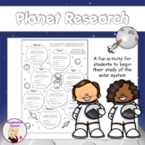 FREE Planet Research Activity