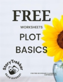 FREE | Plot Basics Worksheets for Fiction | Middle School ELA