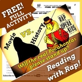 FREE Pocahontas Reading Comprehension Passage Activities