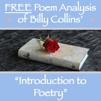 Preview of FREE Poetry Analysis Introduction to Poetry by Billy Collins Answer Key