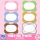 FREE Polka Dot Frames - Commercial & Personal Use