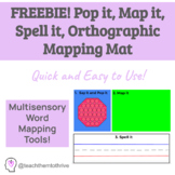 FREE!! Pop it, Map it, Spell it Orthographic Mapping Mat