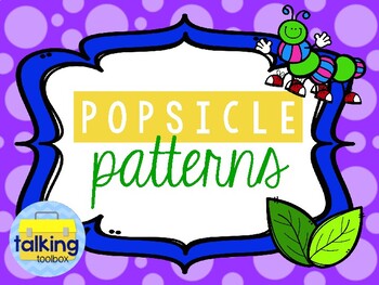 Preview of FREE Popsicle Patterns Matching Activity Cards