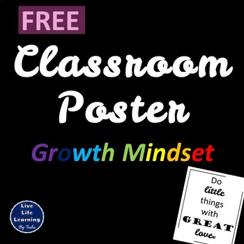 Preview of FREE Poster for Classroom