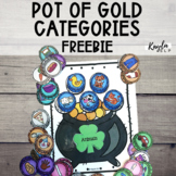 FREE Pot of Gold Categories Activity for St. Patrick's Day