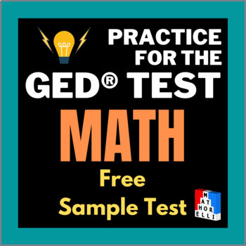 Preview of FREE GED® Math Sample Practice Test