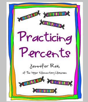 Preview of FREE Practicing Percents - Smarter Balanced Aligned, Fractions, Decimals