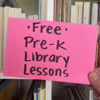 Preview of FREE Pre-K Library Lessons | Includes Three Free Activities