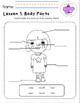 free pre k science worksheets body parts distance learning tpt