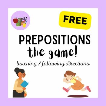 Preview of FREE Prepositions GAME