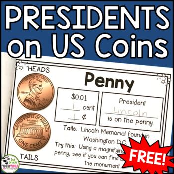Preview of FREE Presidents on United States Coins Book
