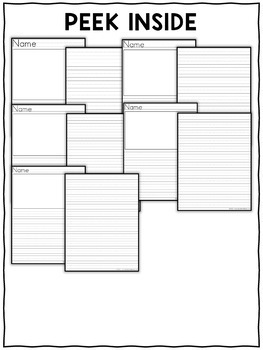 Free Printable Writing Pages for Kids - 4 Different Styles