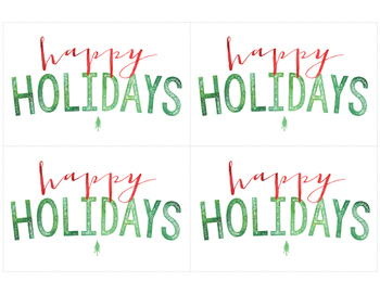 Free Printable Christmas And Holiday Cards By Leanne Prince Tpt