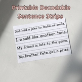 FREE Printable Decodable Sentence Strips