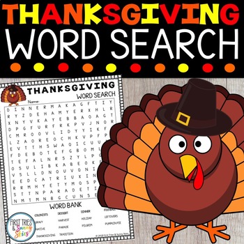 Preview of FREE Printable Thanksgiving Word Search | November Word Search