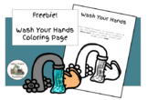 FREE Printable Wash Your Hands Coloring Page