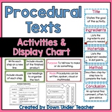 FREE Procedural How-To Writing Chart and Activities