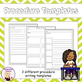 FREE Procedure Writing Templates