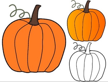 FREE Pumpkin Clipart by Autumn Zaminski | Teachers Pay ...