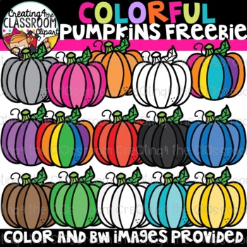 Preview of FREE Pumpkin Clipart {Creating4 the Classroom}