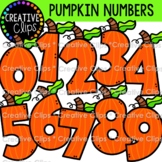 FREE Pumpkin Numbers Clipart {Fall Clipart}