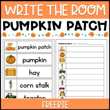 Preview of FREE Pumpkin Patch Write the Room