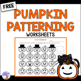 Pumpkin Patterning Worksheets