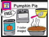 FREE Pumpkin Pie Clipart {Color Images Only}