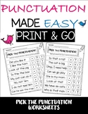 FREE: Punctuation Made Easy Worksheets