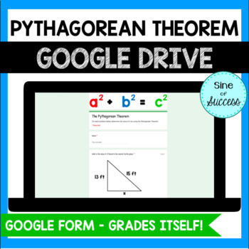 Preview of FREE Pythagorean Theorem Practice for Google Drive