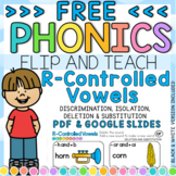 FREE R-Controlled Vowels FLIP and TEACH  Booklet I Google Slides