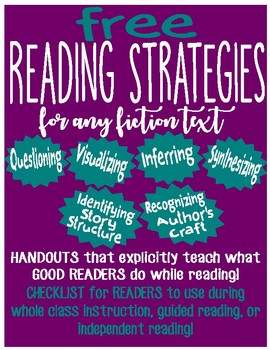 FREE RESOURCE: Readers are Thinkers! Teach Reading Strategies in the ...