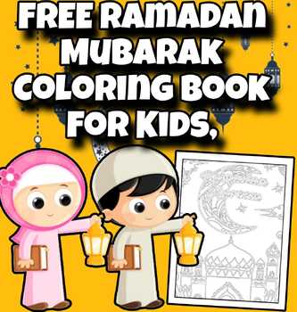 Preview of FREE Ramadan Mubarak Coloring Book For Kids, Fun Coloring Pages Of Ramadanرمضان