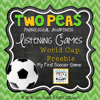 Preview of FREE Read-Aloud Based Phonological Awareness Lesson {World Cup}