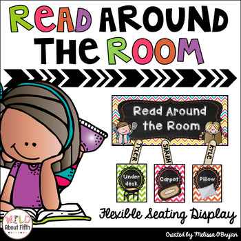 Preview of Read Around the Room Editable Flexible Seating Display