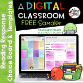 FREE Reading Choice Board & Templates for Response to Read