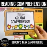 FREE Reading Comprehension Bloom's Taxonomy Task Cards