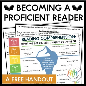 Reading Comprehension Free Guide by MW LITERACY | TPT