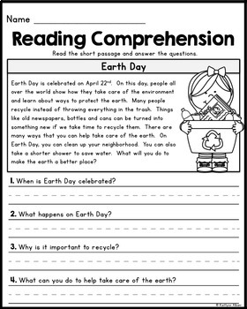 free reading comprehension passages by kaitlynn albani tpt