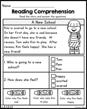 FREE - Reading Comprehension Passages by Kaitlynn Albani | TPT