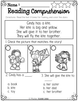 FREE Reading Comprehension Passages by Mister Clips | TPT